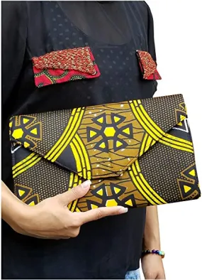 African Print Clutch Purse - DP3210CL