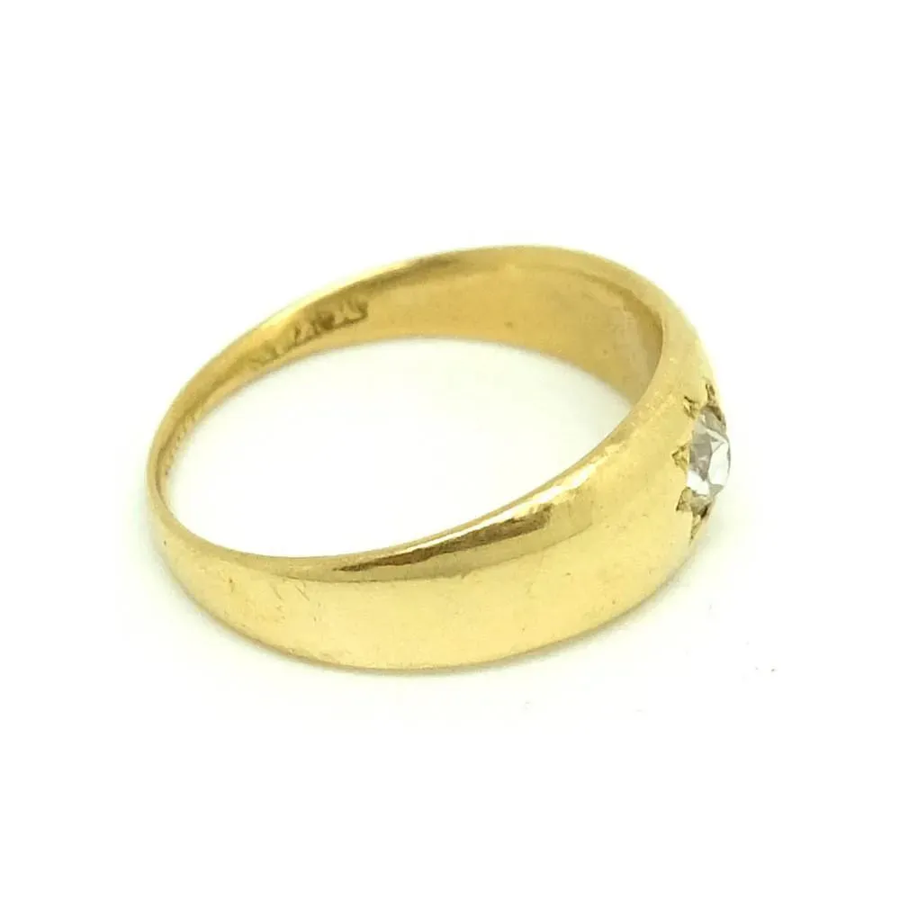 Antique Victorian Diamond 18ct Yellow Gold Ring