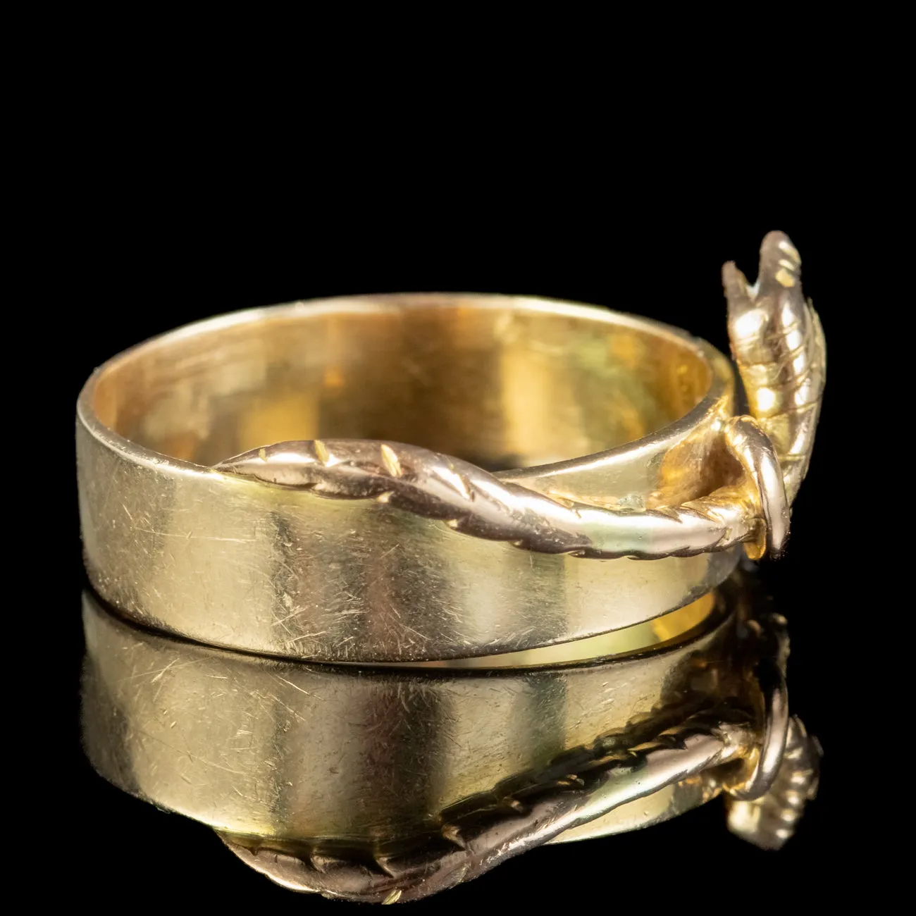 Antique Victorian French Snake Band Ring