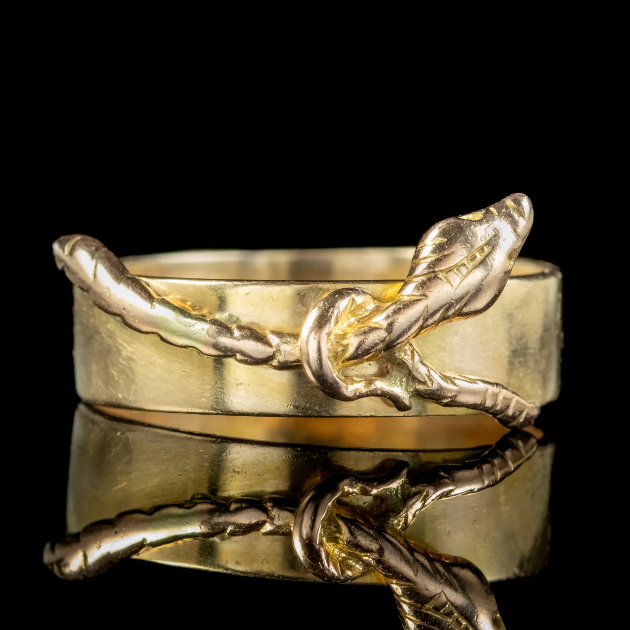 Antique Victorian French Snake Band Ring