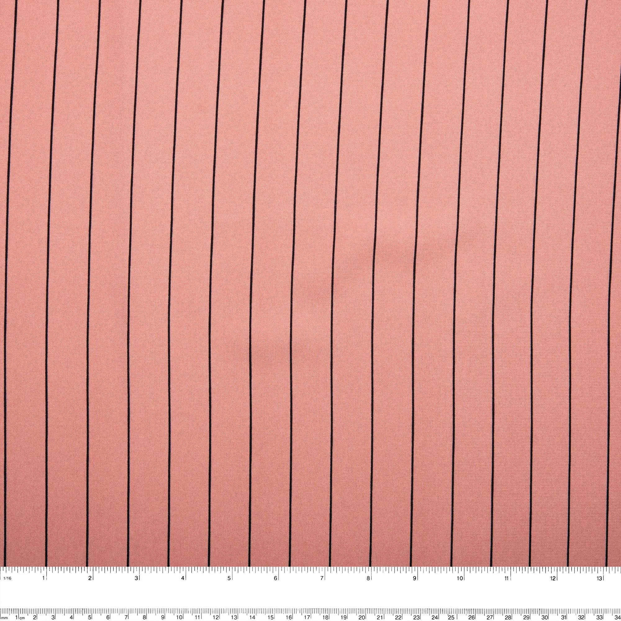 Assorted Polyester Print - Stripes - Salmon