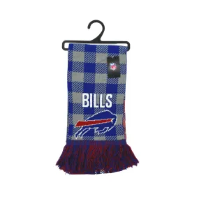 Buffalo Bills Double Sided Plaid Scarf