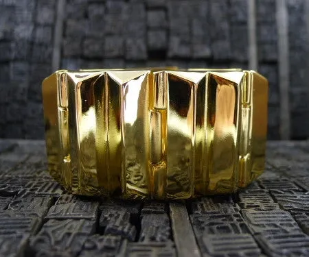 CC Skye Bowie Cuff Bracelet in Gold Tone Metal