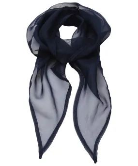 Colours Chiffon scarf | Navy