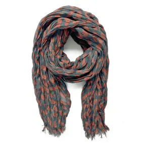 Cotton Scarf: Chocolate Cheetah