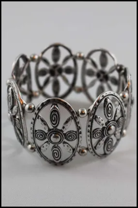 Craft Art Deco Metal Stretch Bracelet