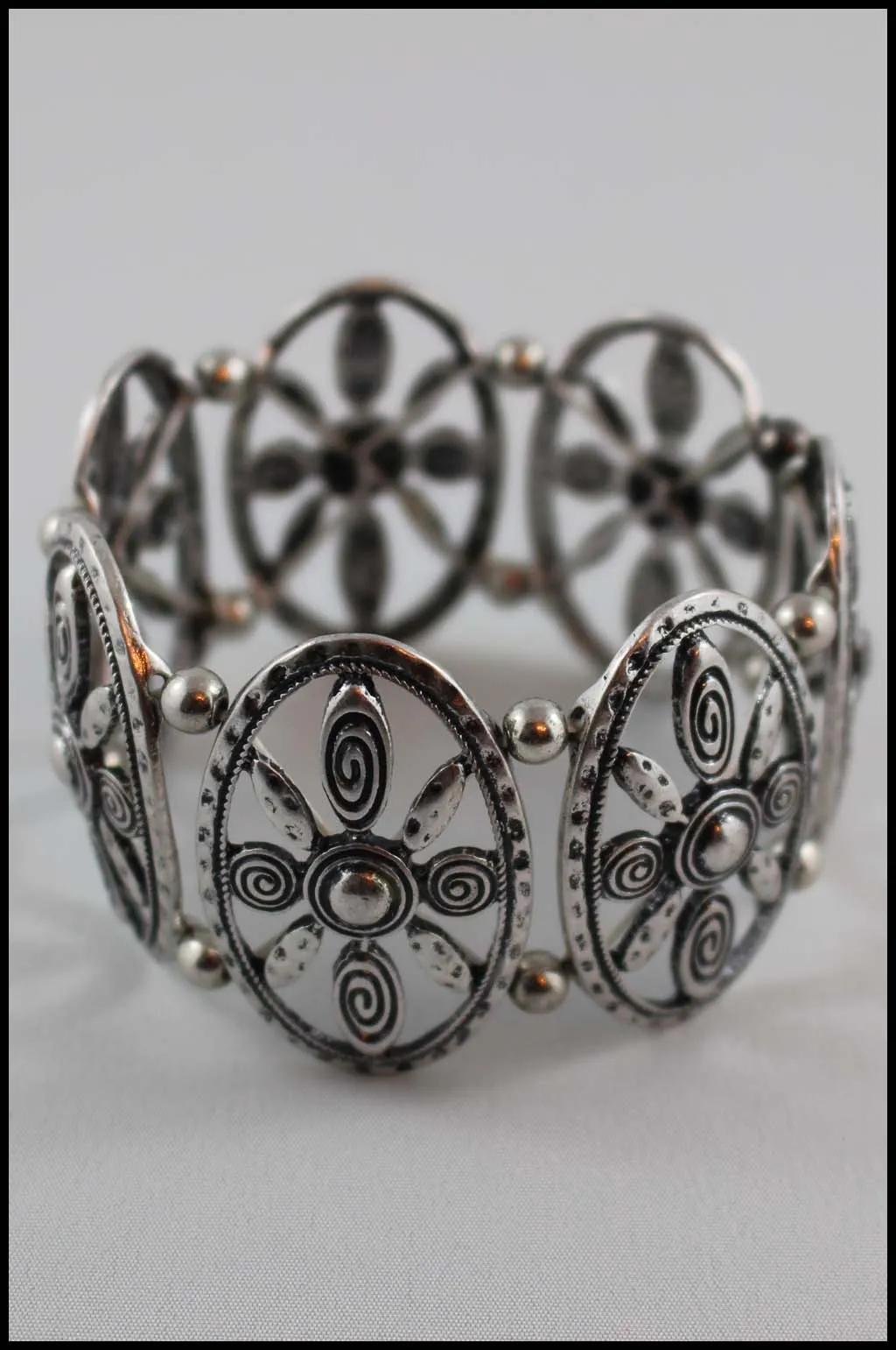 Craft Art Deco Metal Stretch Bracelet