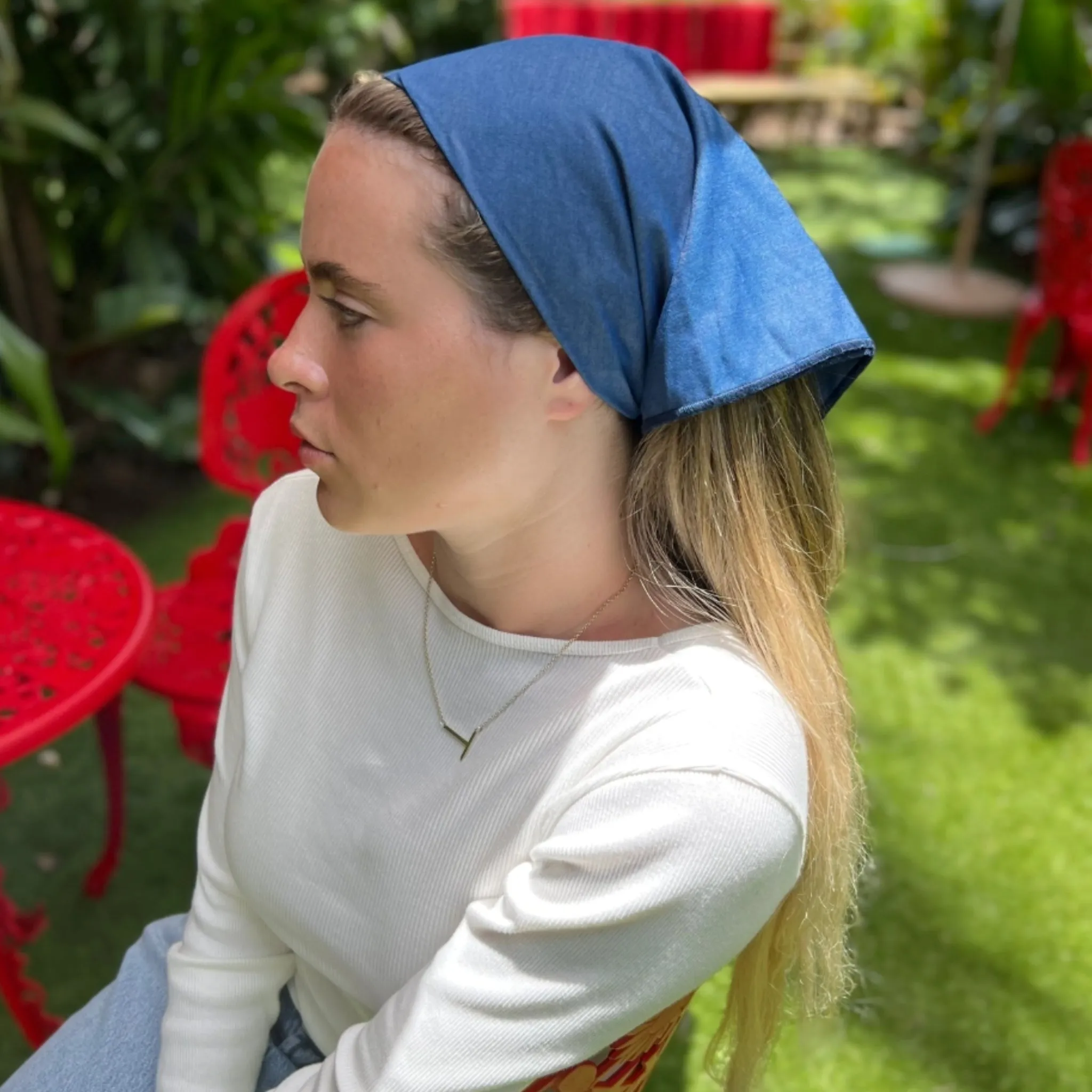 Denim Bandana Square SB Headscarf