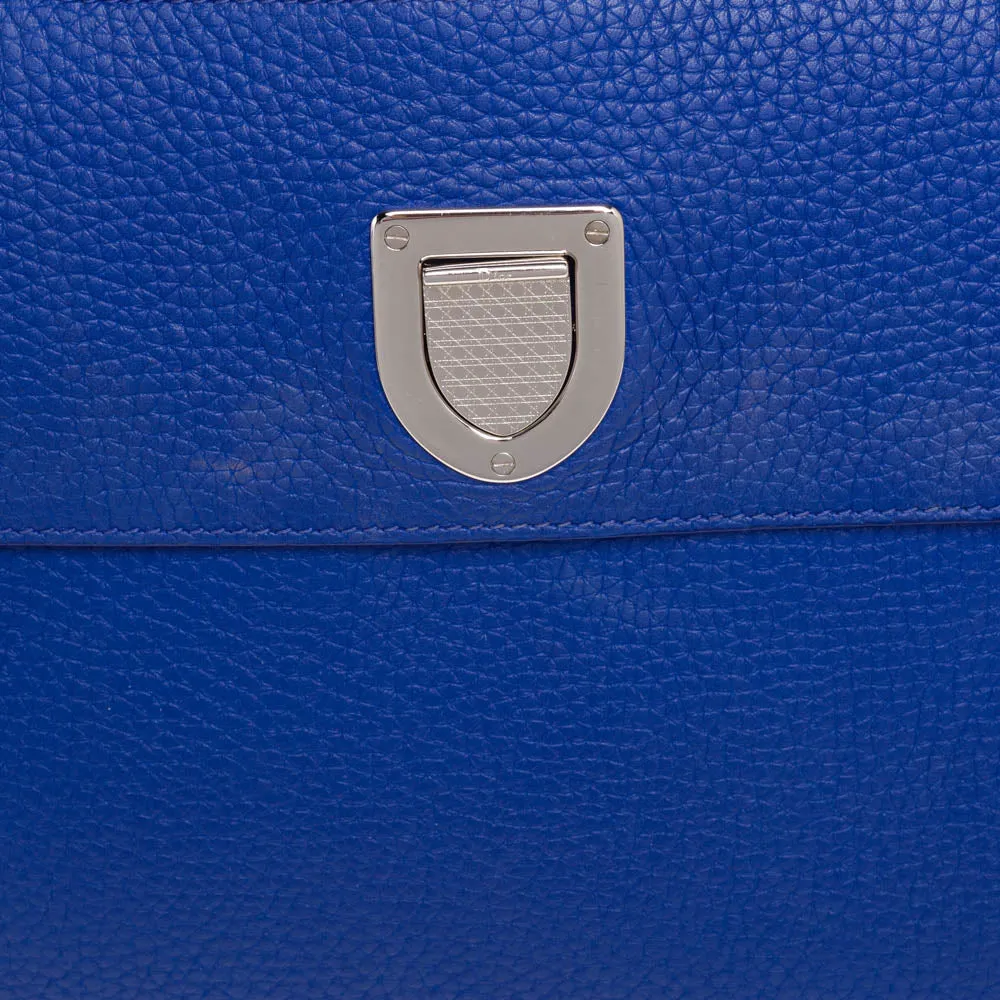 DIOR Blue Pebbled Leather Medium ever Tote