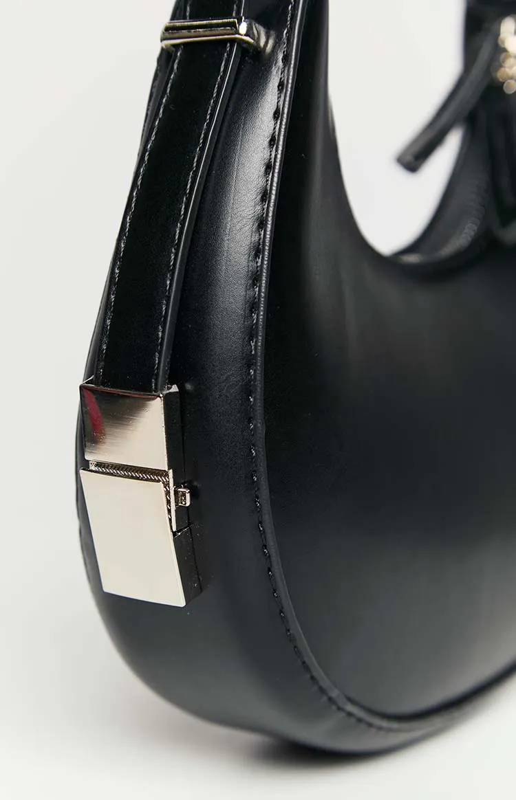 Ellisa Black Shoulder Bag