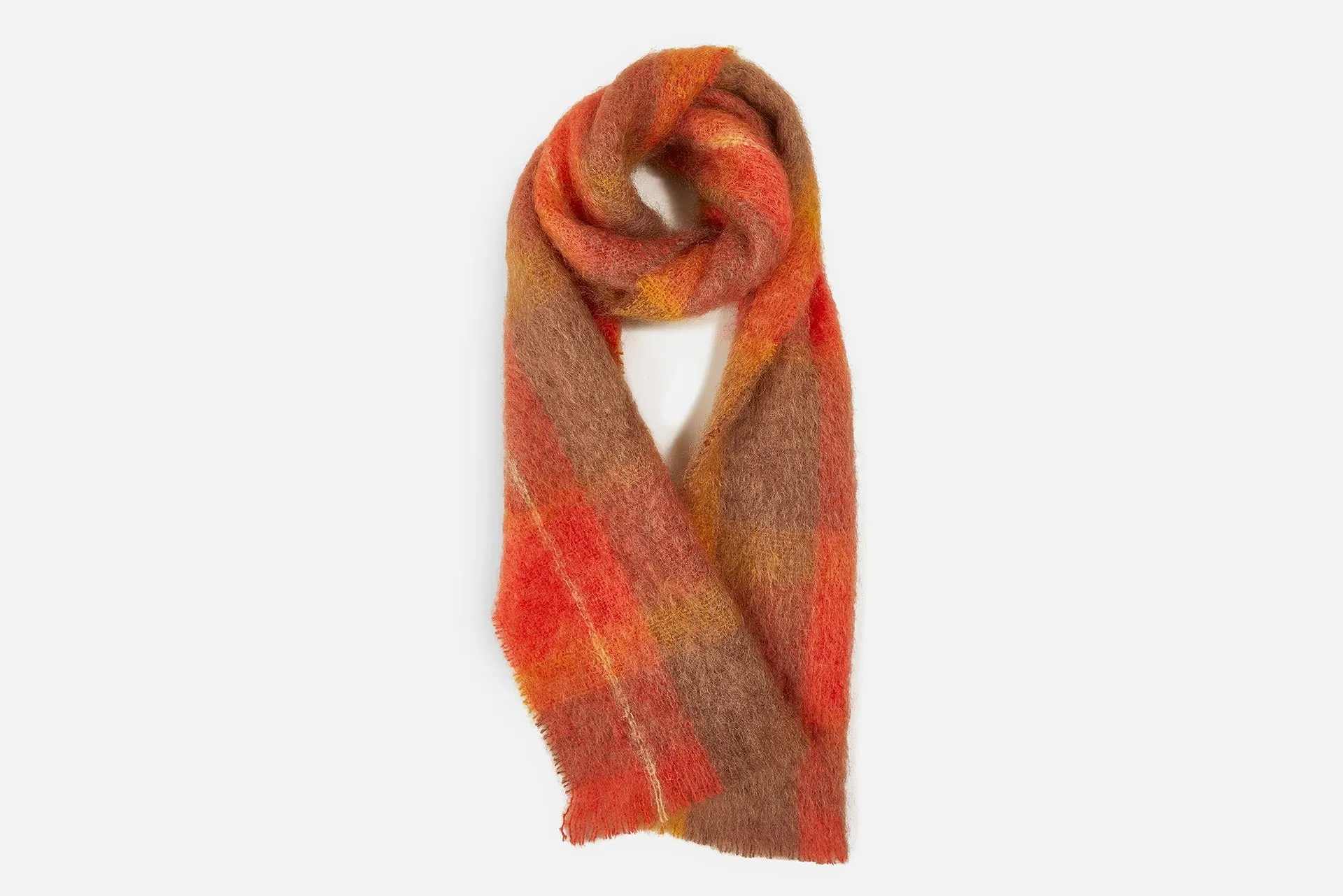 Flame Drumin Mohair Scarf