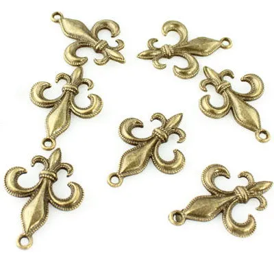 Fleur de Lis Pendant - Antique Bronze