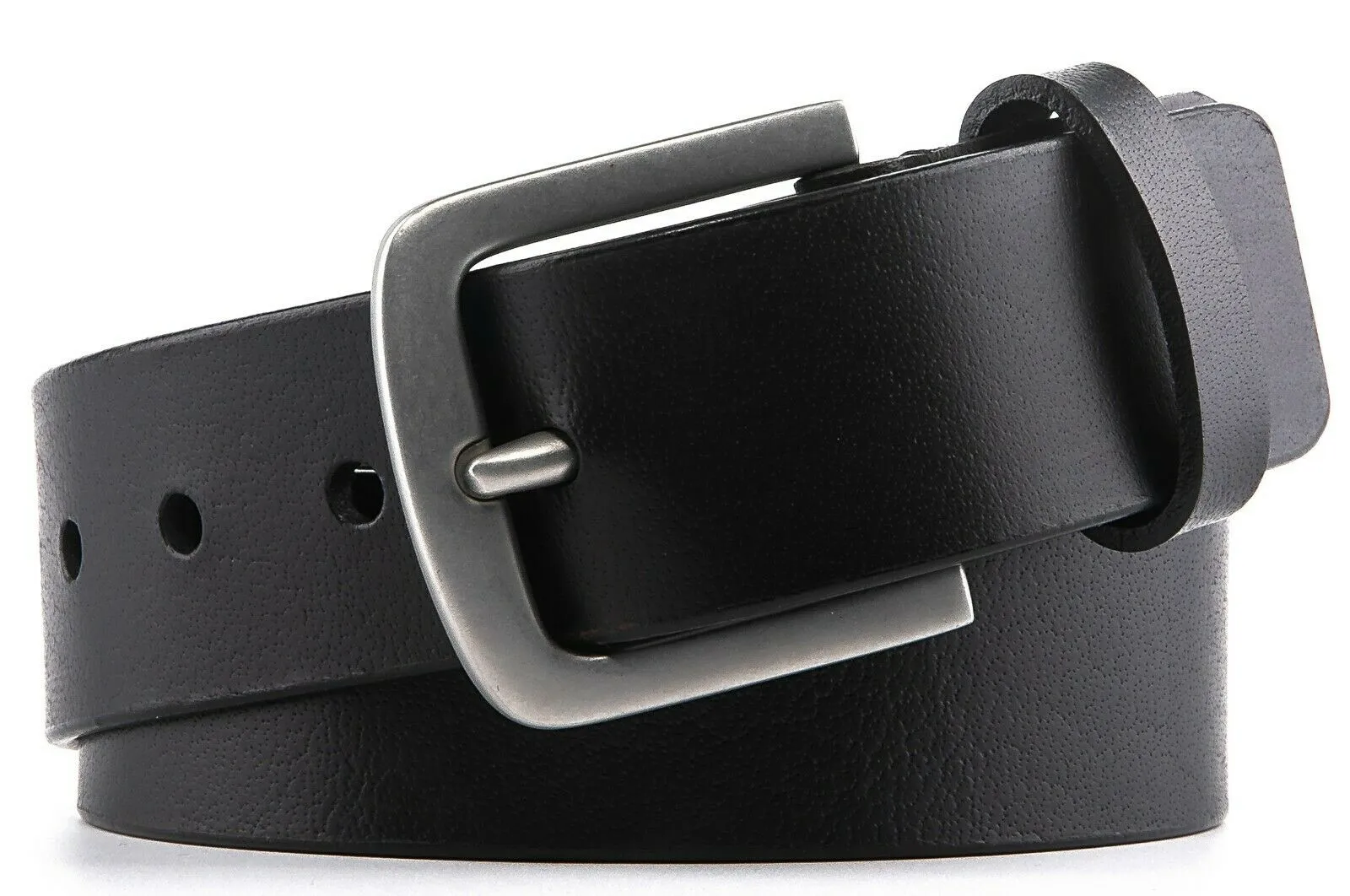 FVLUX™ Full Grain Genuine Leather Belt | Premium, Casual, Metal Buckle, Brown/Black/Tan