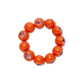 Gumball Stretch Bracelet ~ Papaya