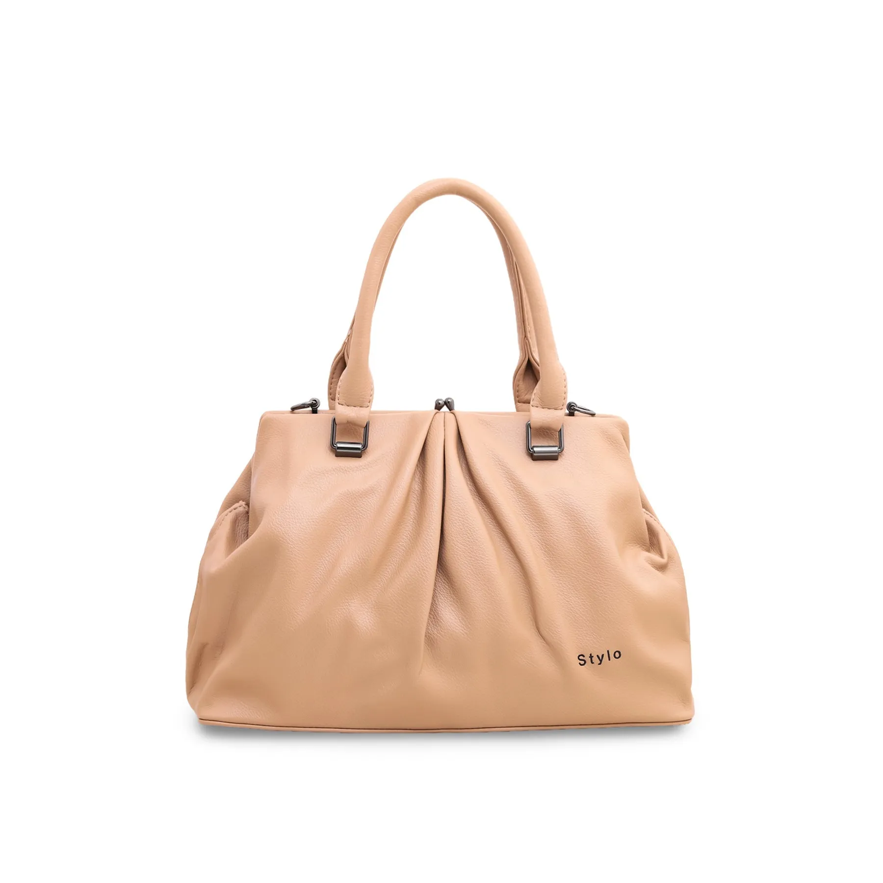 Khaki Formal Hand Bag P35958