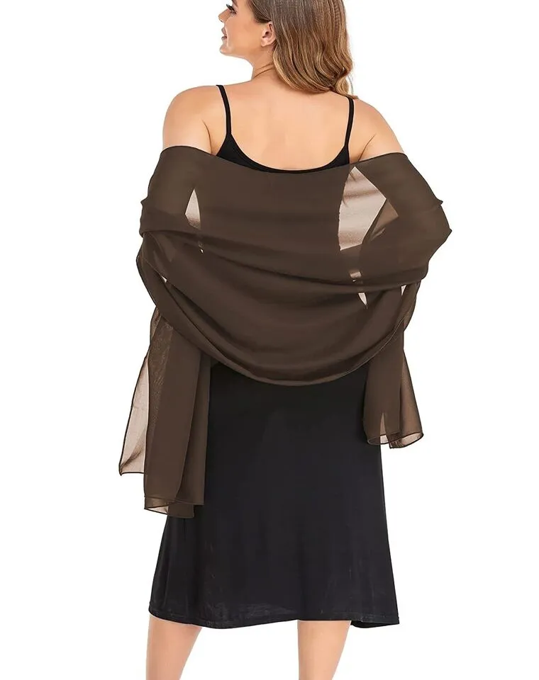 Lightweight Chiffon Shawls Scarves Wraps Sarong M21