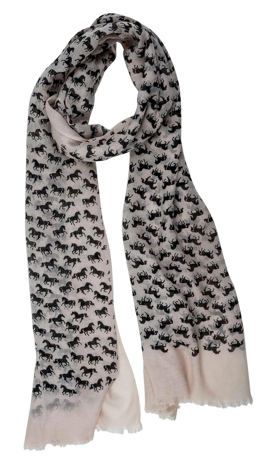 Lila Horse Silhouettes Scarf