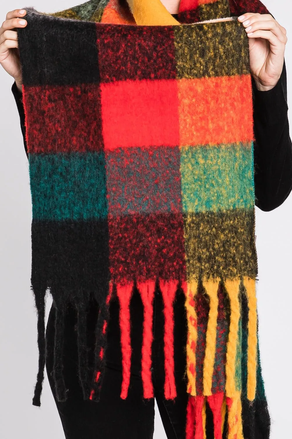 MS0310 Blake Multi Color Plaid Scarf