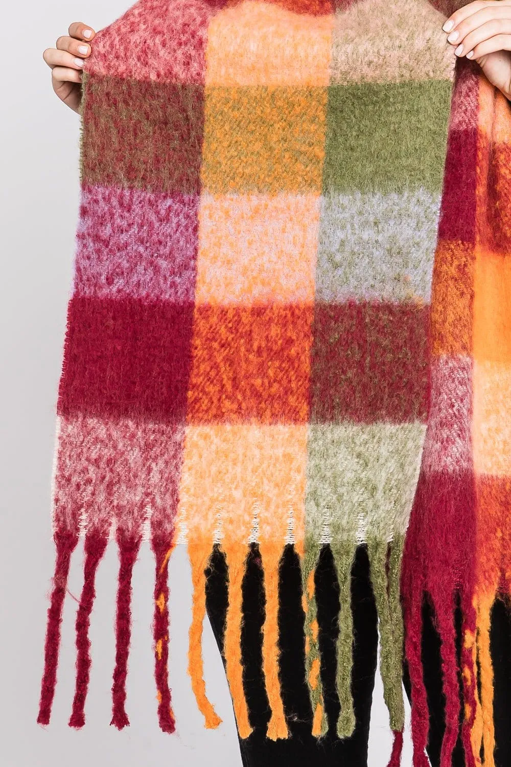 MS0310 Blake Multi Color Plaid Scarf