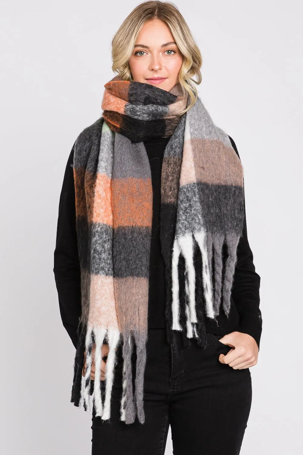 MS0310 Blake Multi Color Plaid Scarf