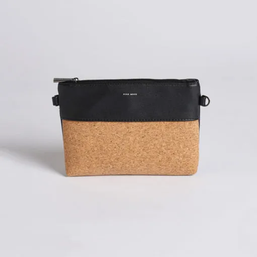 Nicole Wristlet - Black w Cork