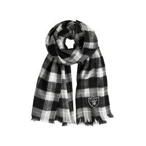 Oakland Raiders Plaid Blanket Scarf