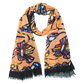 "Hummingbird" Eco Scarf by Native Artist, John Rombough