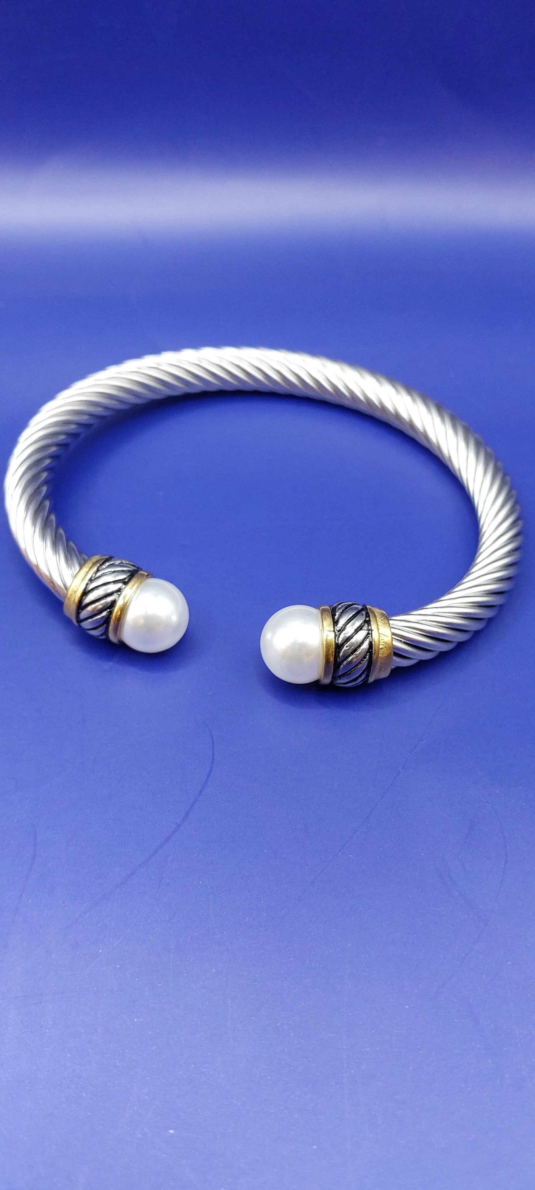 Sofia Silver Bracelets with a Pearl