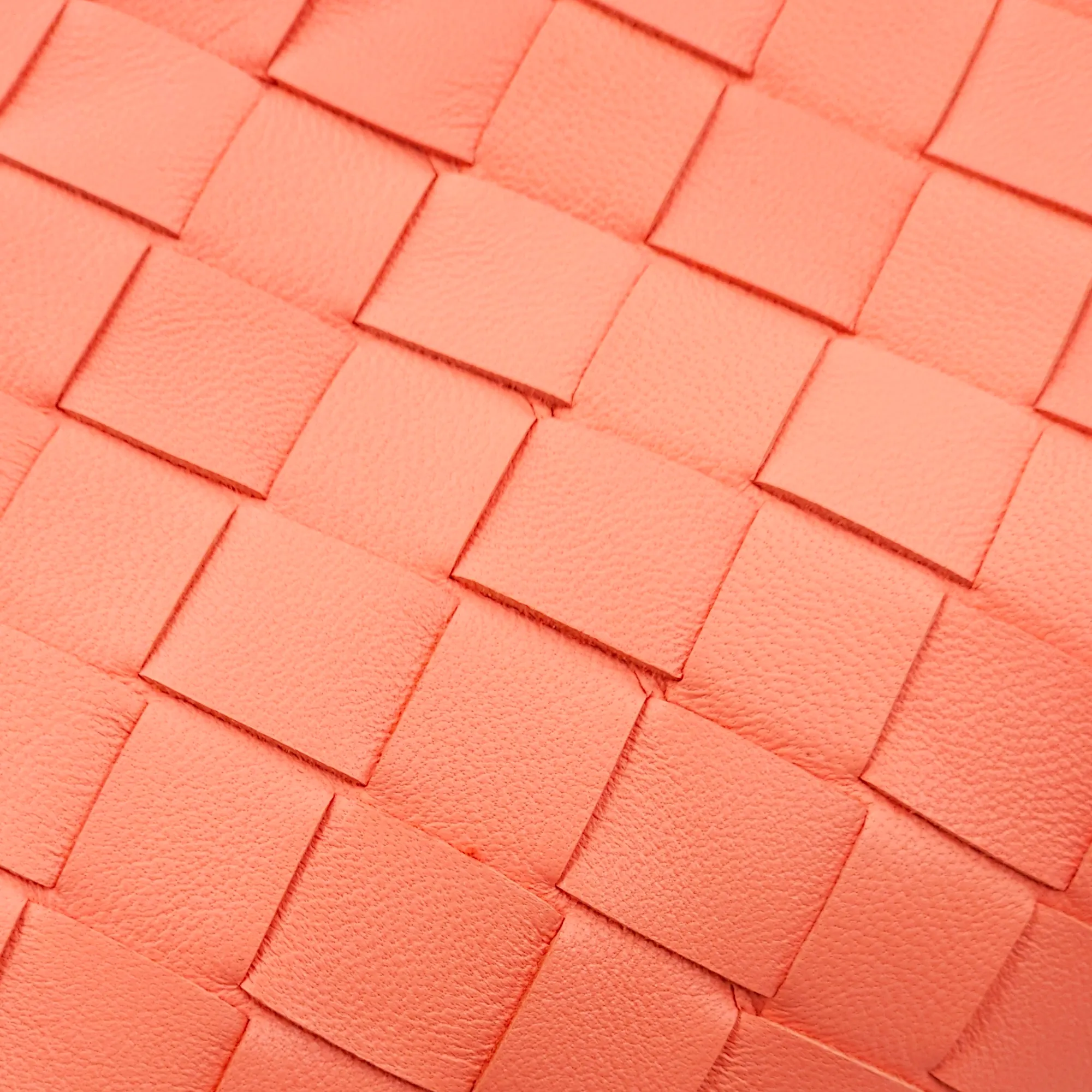 The Pouch Salmon Pink Clutch in Nappa Leather