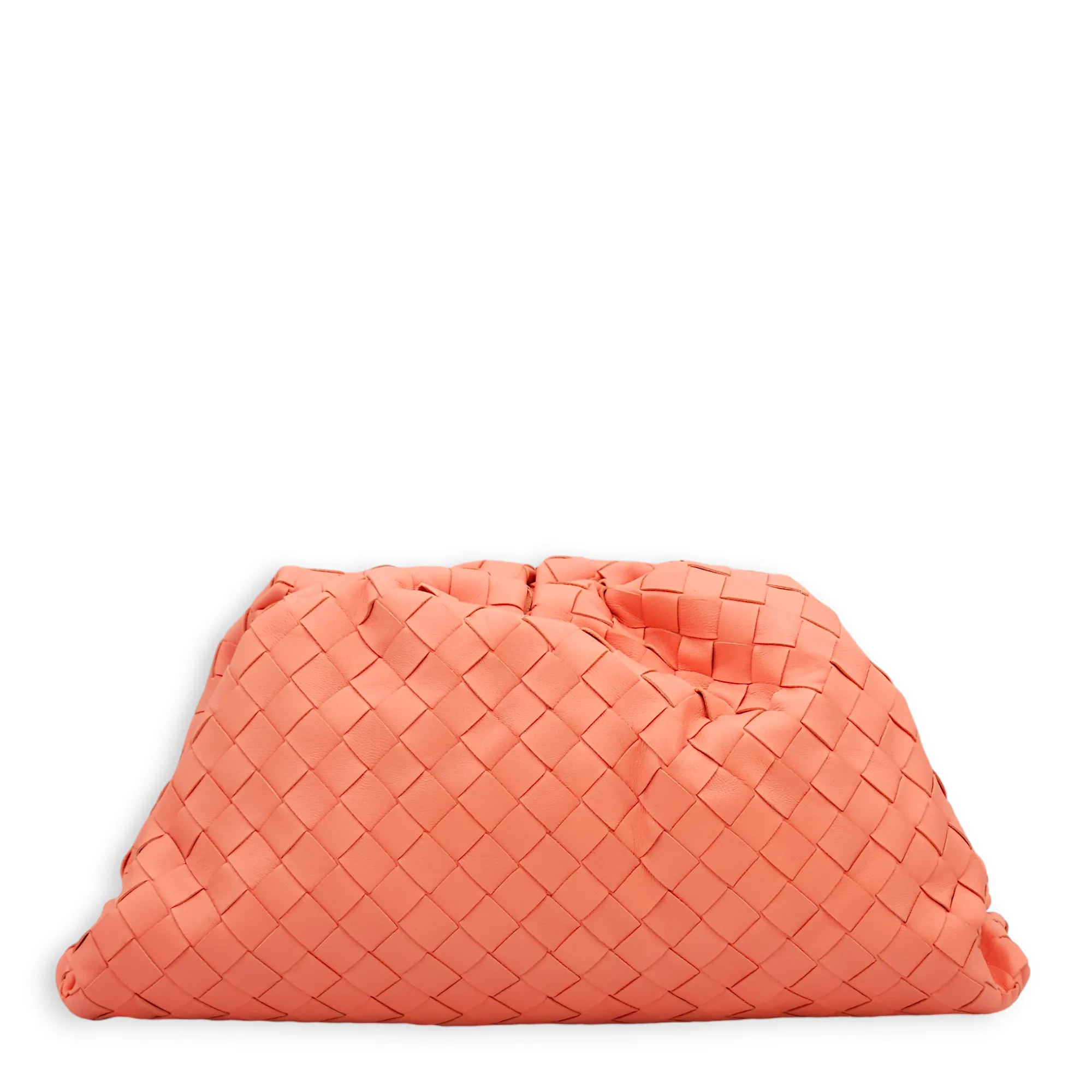 The Pouch Salmon Pink Clutch in Nappa Leather