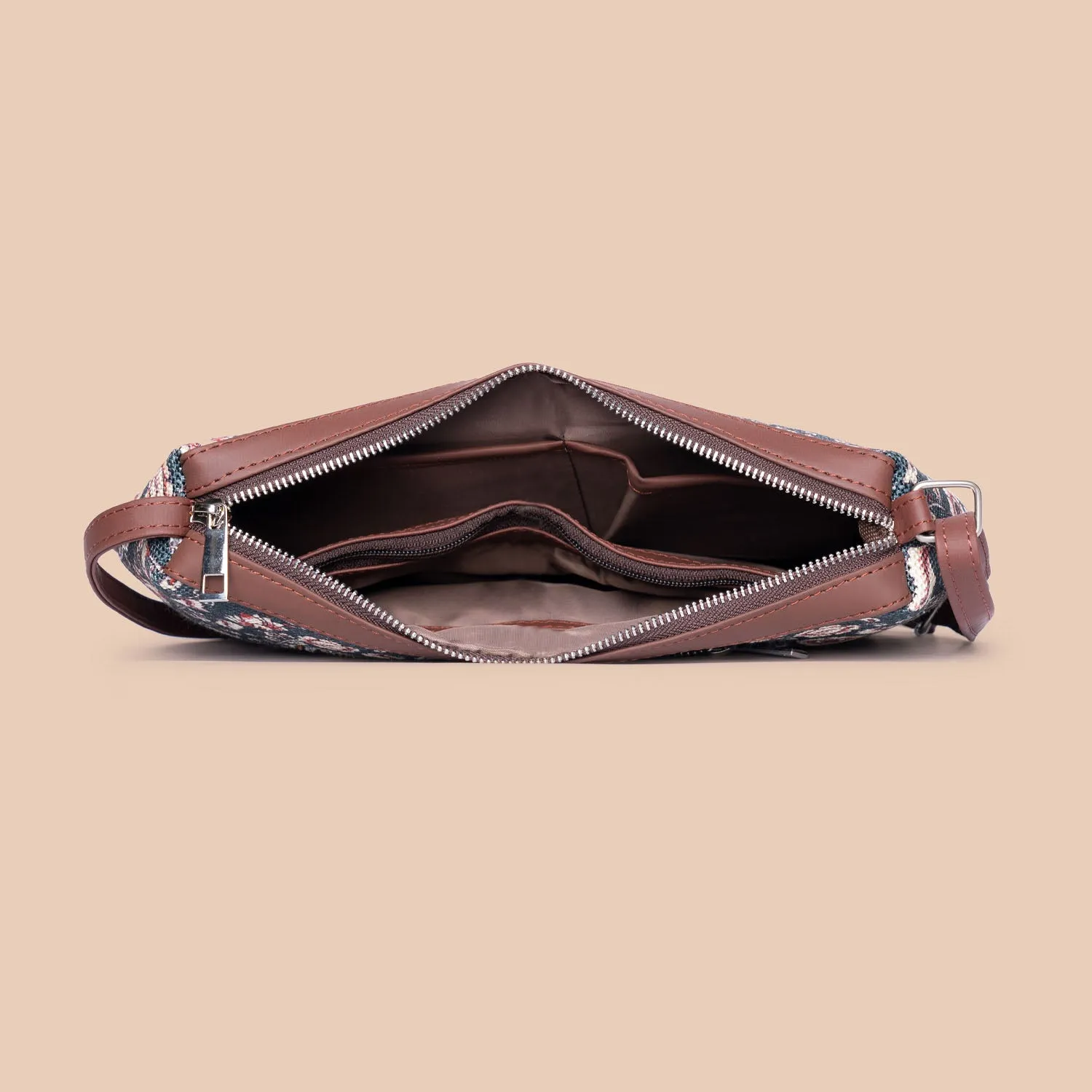 Tidal Wave Structured Shoulder Bag