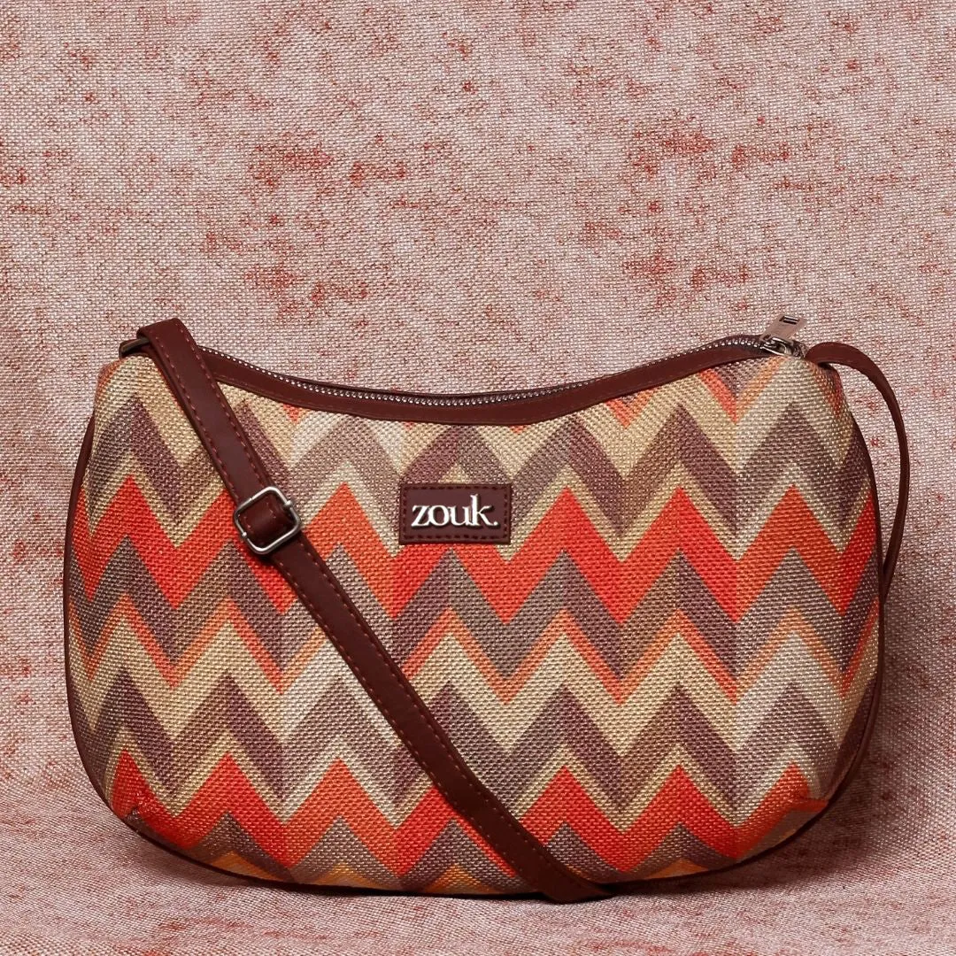 Tidal Wave Structured Shoulder Bag