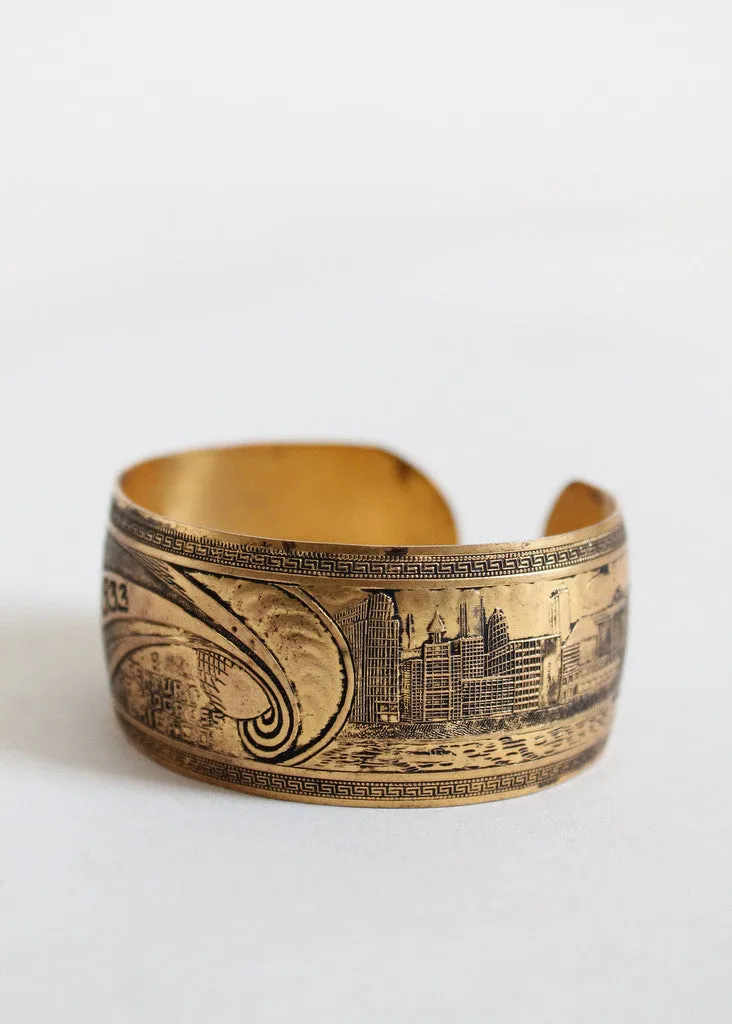 Vintage 1933 Chicago World's Fair Souvenir Bracelet