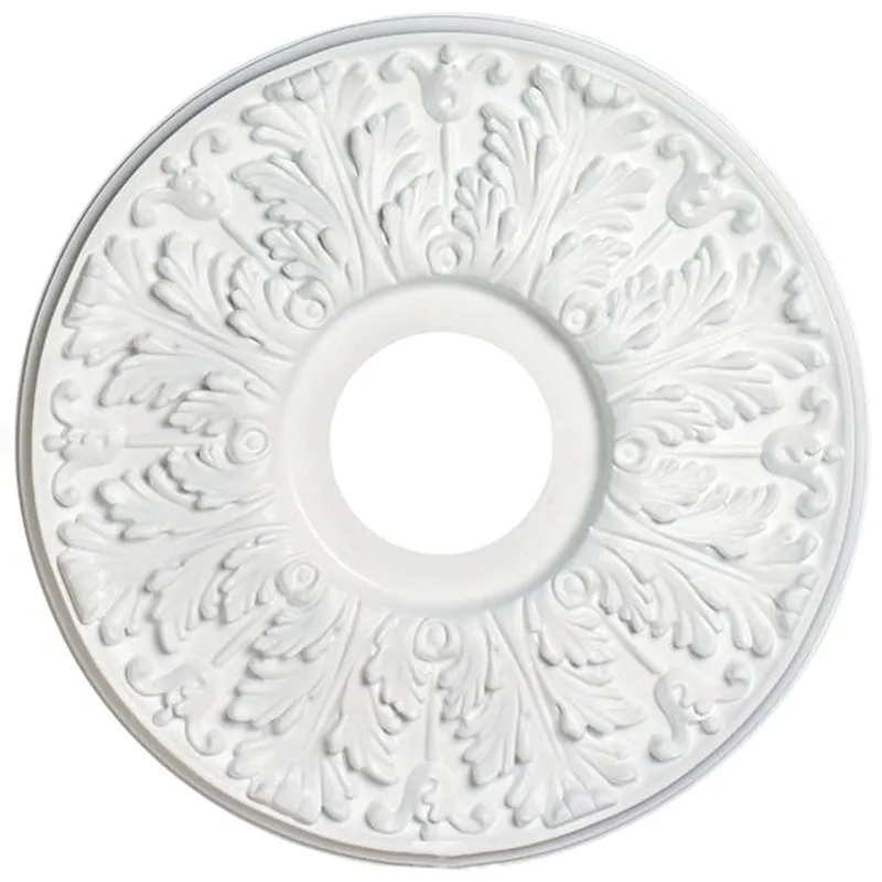 Westinghouse 7702800 Ceiling Medallion, 15-1/2 in Dia, Plastic, Traditional White, For: Ceiling Fans, Lighting Fixtures :CD: QUANTITY: 1