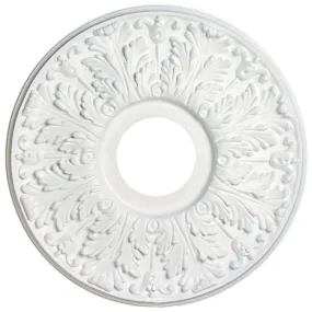 Westinghouse 7702800 Ceiling Medallion, 15-1/2 in Dia, Plastic, Traditional White, For: Ceiling Fans, Lighting Fixtures :CD: QUANTITY: 1