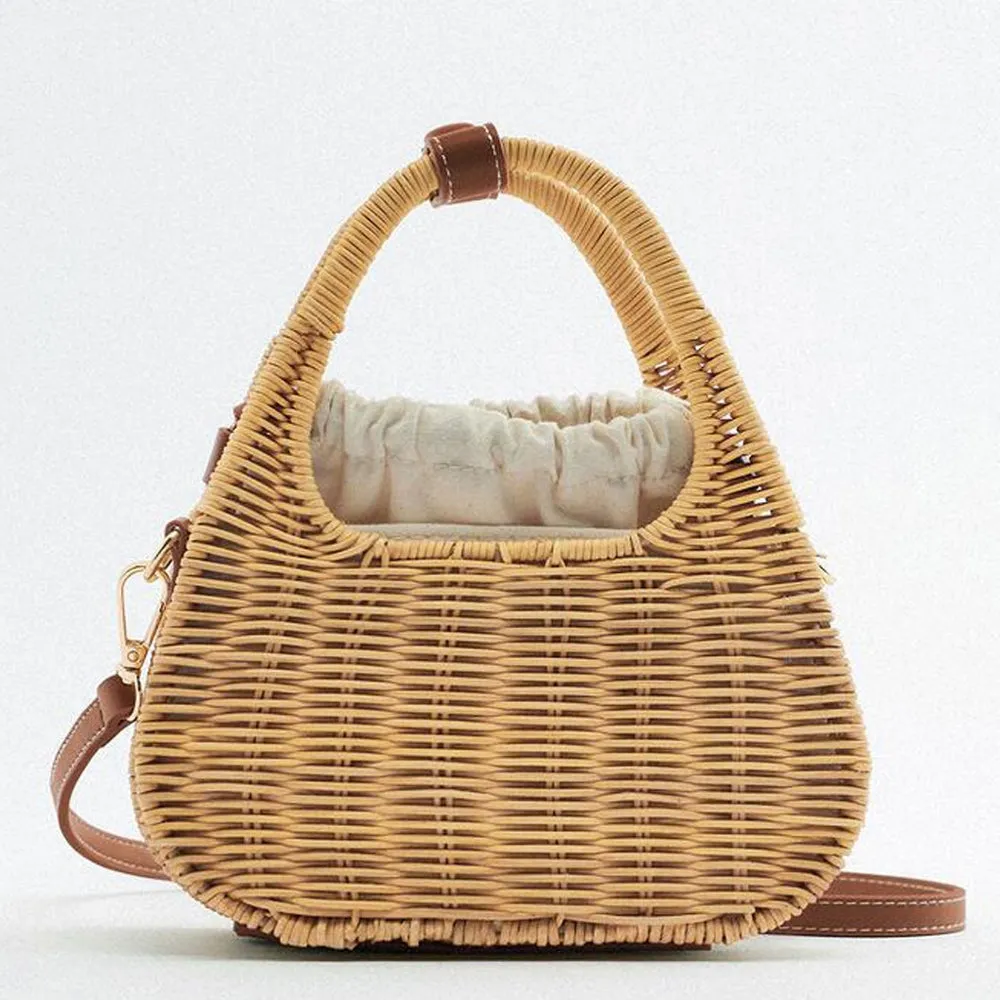 Women's Bamboo Top-Handle Bags