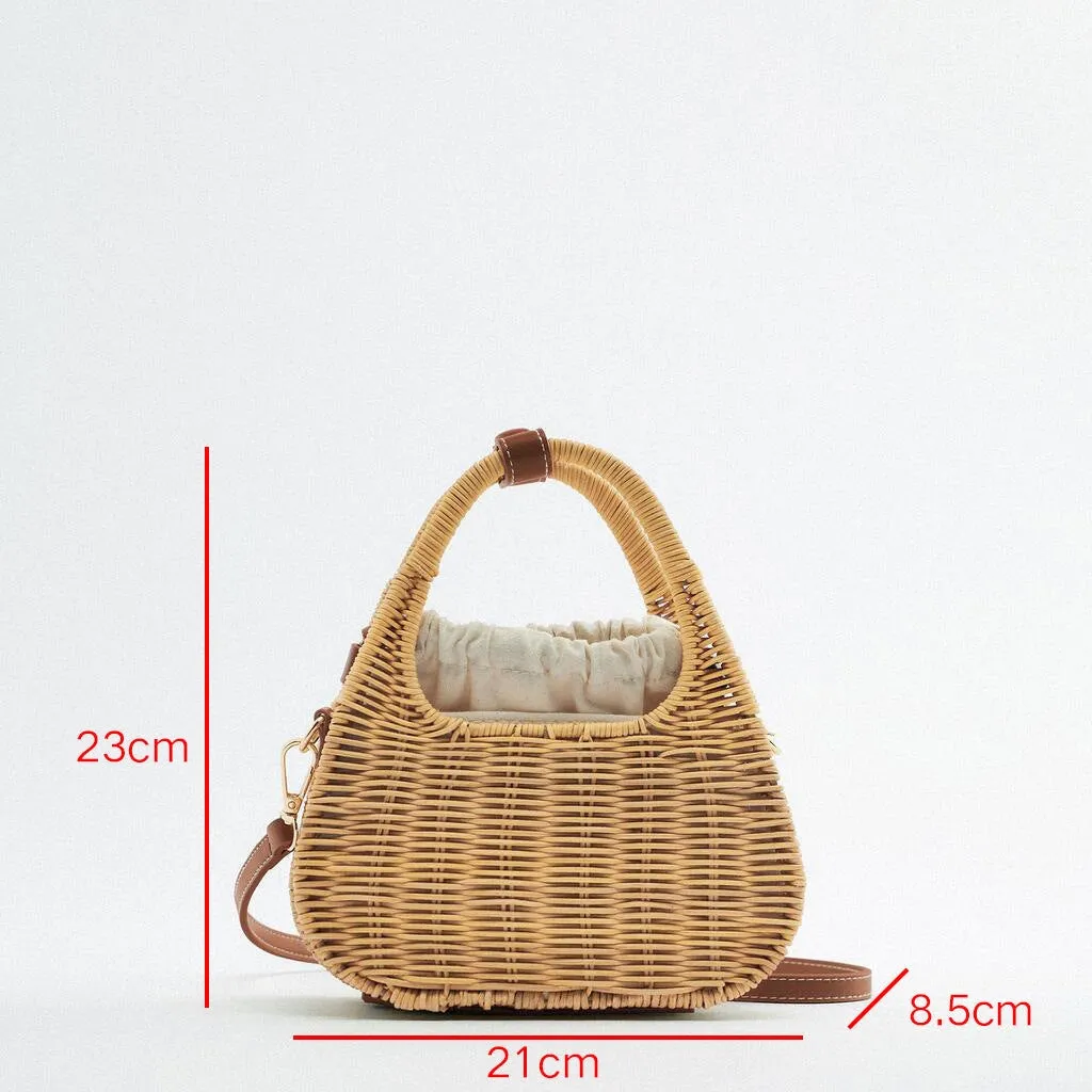 Women's Bamboo Top-Handle Bags