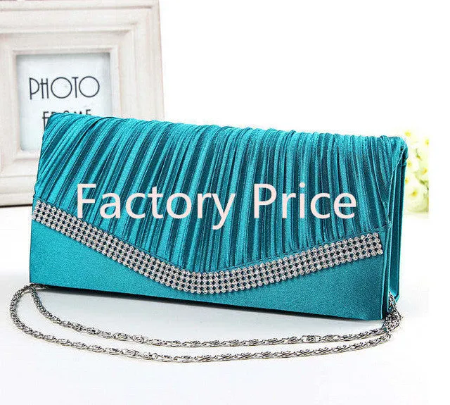 Women's Satin Clutch Evening Bag